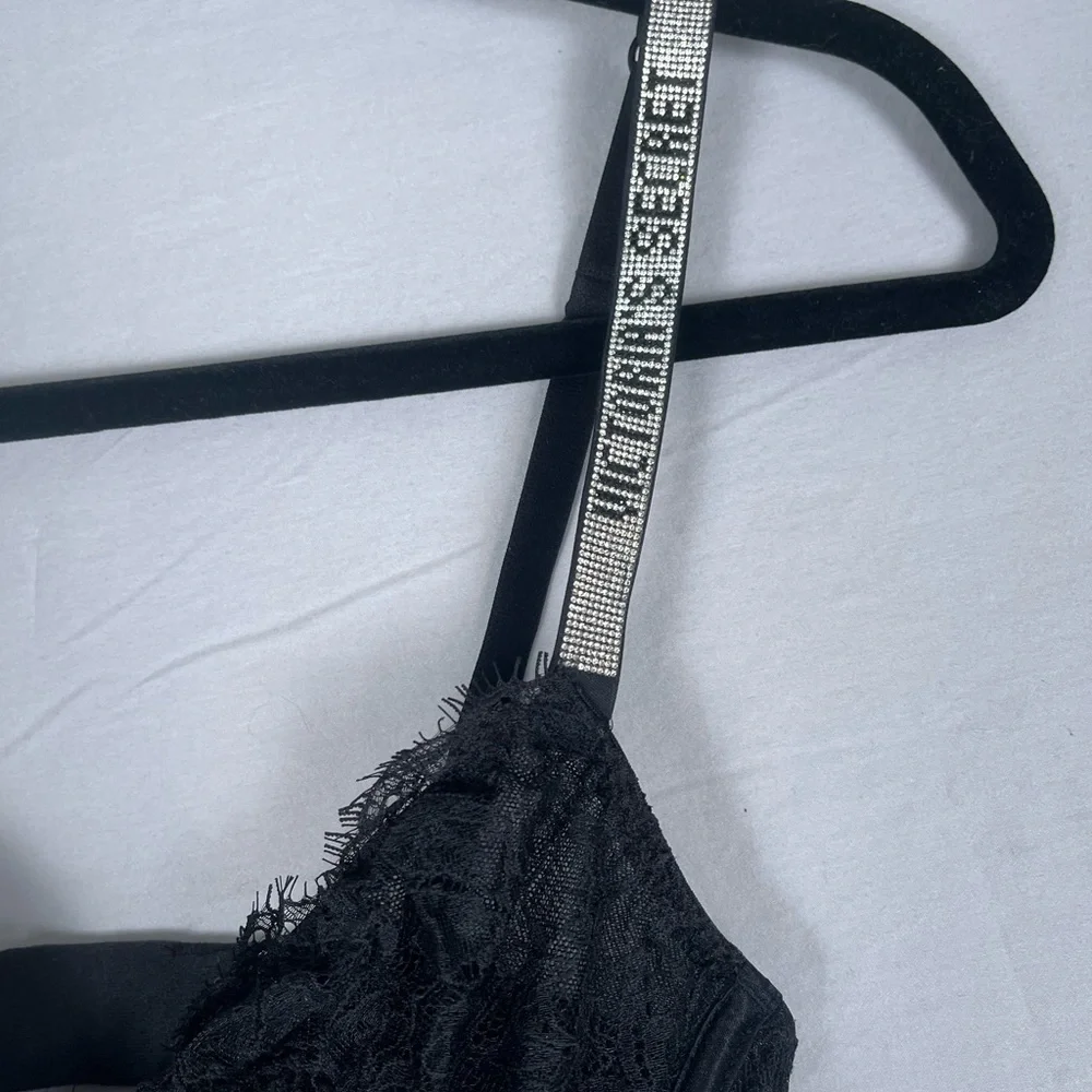 Victoria's Secret Very Sexy Midnight Affair Lace Unlined Teddy Medium Bodysuit - Picture 3 of 12